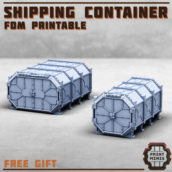(FREE) Shipping Containers x2 for FDM image