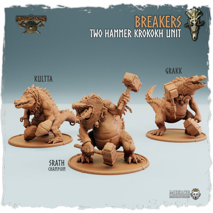 Khthones Breakers, Two Hammer Krokokh Unit image