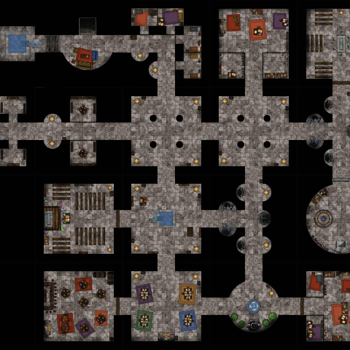 Massive Maps 5 - Digital Fantasy DnD Terrain Battle Maps image