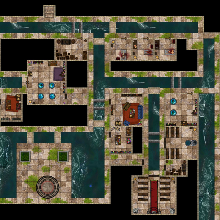 Massive Maps 5 - Digital Fantasy DnD Terrain Battle Maps image
