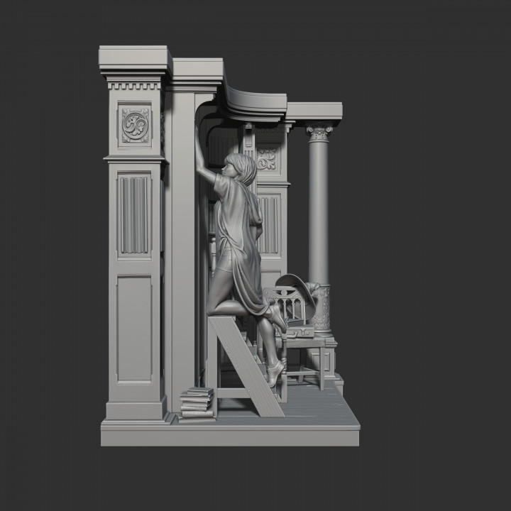 3d printable library bookends by aronon