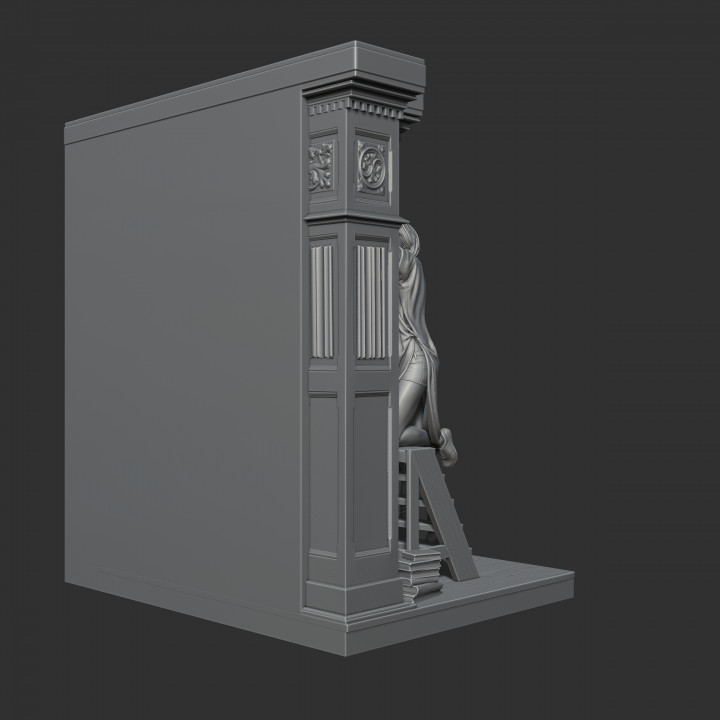 3d printable library bookends by aronon