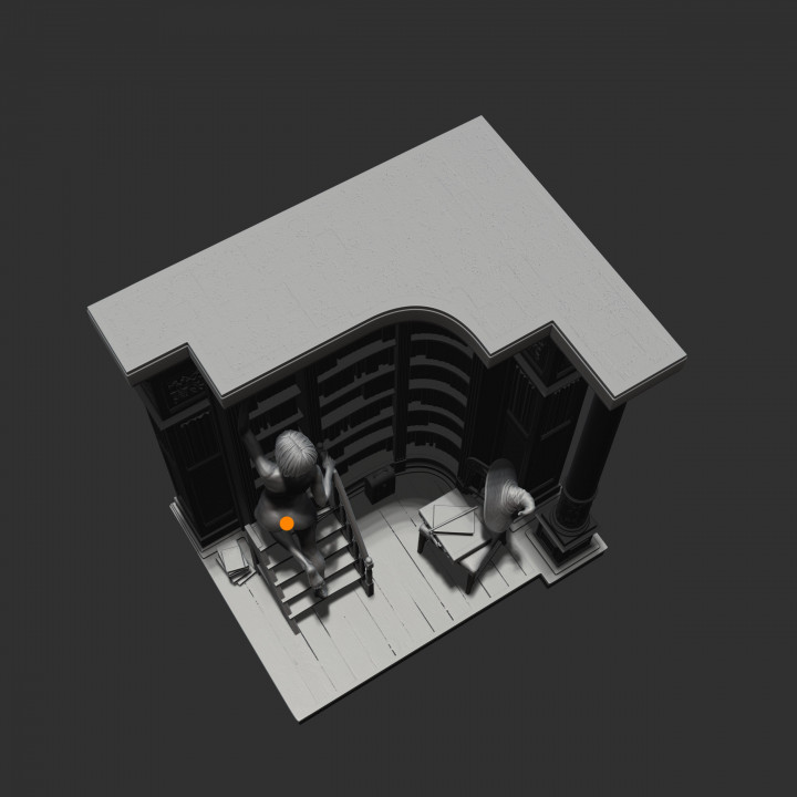 3d printable library bookends by aronon