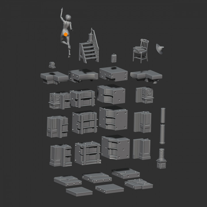 3d printable library bookends by aronon