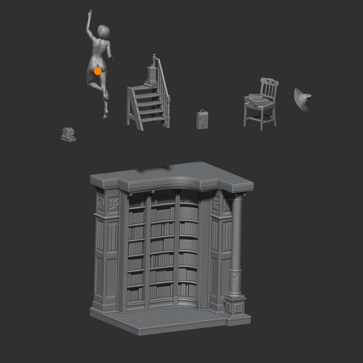 3d printable library bookends by aronon