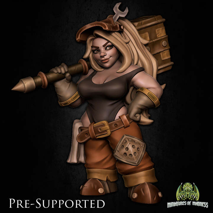 Mystnia Hardspring  [PRE-SUPPORTED] Female Dwarf Blacksmith