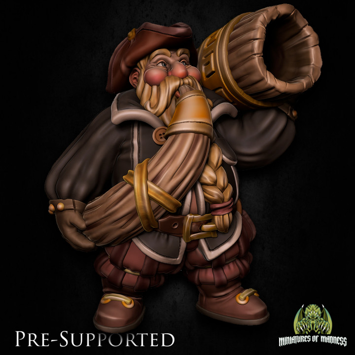 Emrdard Singstone [PRE-SUPPORTED] Bard Dwarf Musician