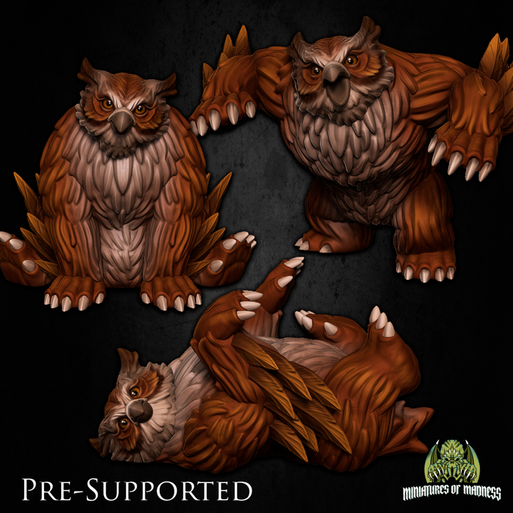 Owl Beast Set  [PRE-SUPPORTED]