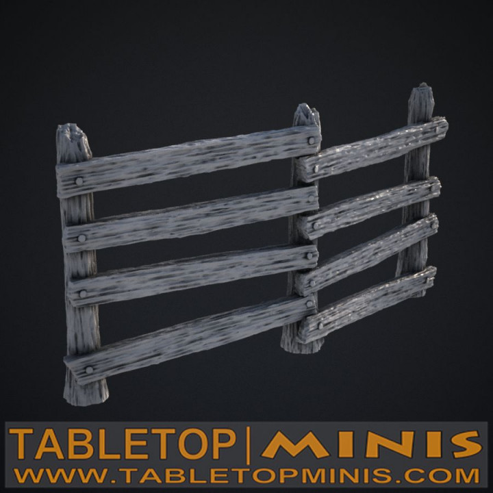 Large Wooden Barrier