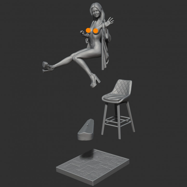 Girl in the chair image