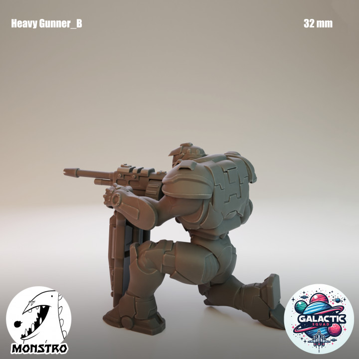 Galactic Squad : Heavy Gunner B image