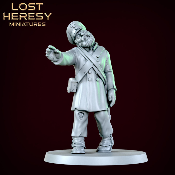 3D Printable Napoleonic Zombies 1 by Lost Heresy Miniatures