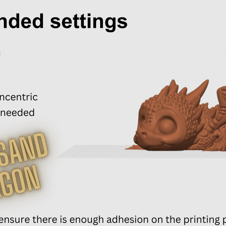 Baby sand dragon - articulated / flexi image
