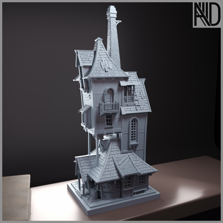 The Weasley house "The Burrow" image