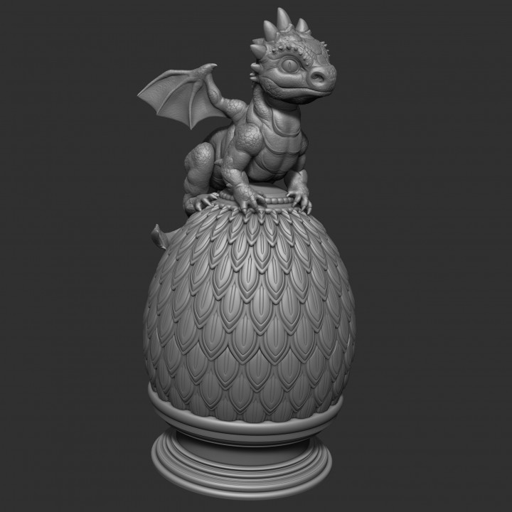 3D Printable Box, dragon v3 by Aronon