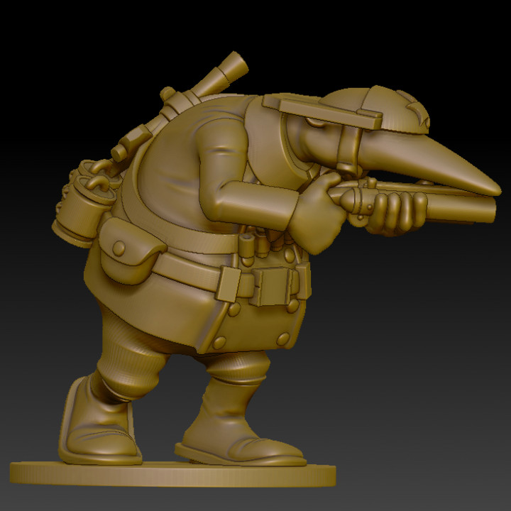 3D Printable Crusader is-Caerten 3 by Josh Qualtieri