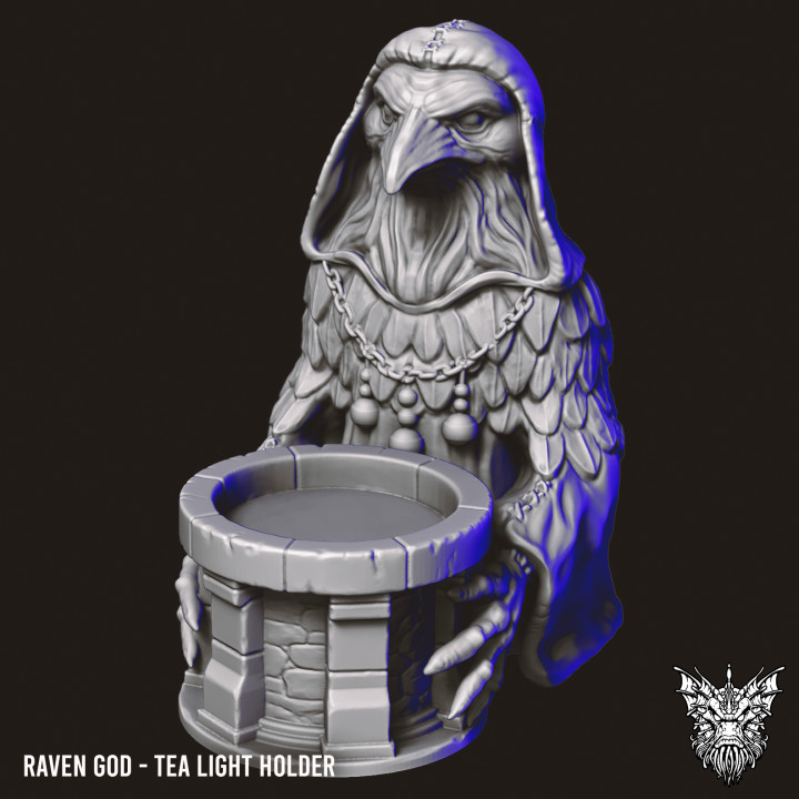 Raven God - Tealight Holder image