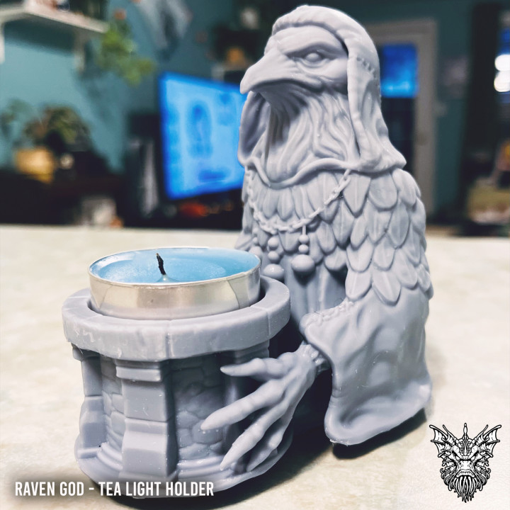 Raven God - Tealight Holder image