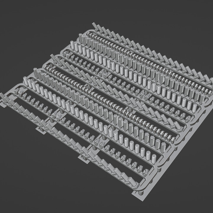 Nuts and Bolts - Print in Bulk for Basing image
