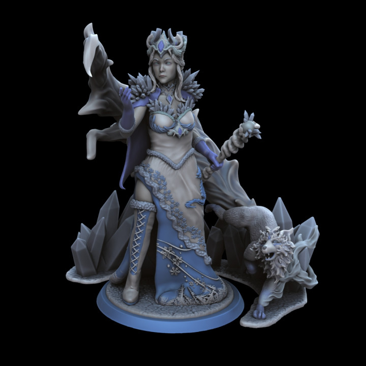 Frost Queen with Spirit Fox image