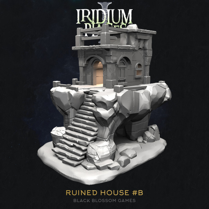 IDP01S15 Ruined House B :: Iridium Places 1 :: Black Blossom Games image