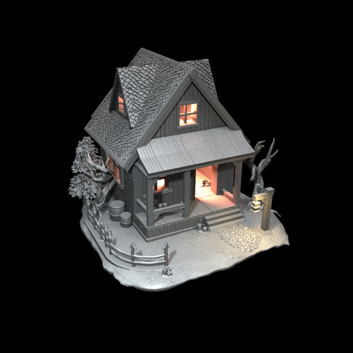 DRM020 Graveyard S1 Diorama :: Game Pop Dioramas :: Black Blossom Games image