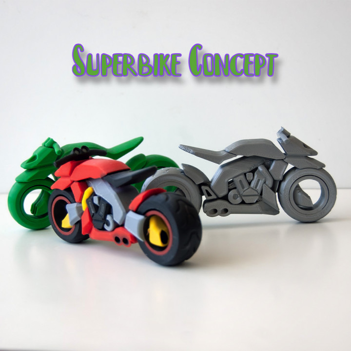 SUPERBIKE CONCEPT (print in place) image