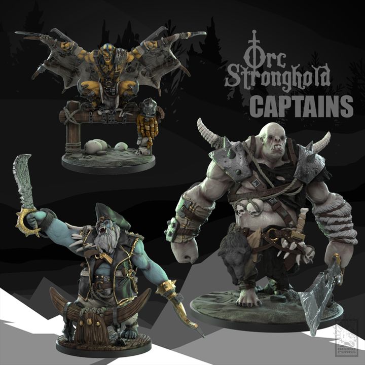 Orc Captains - Bundle#16 - Orc Stronghold part2