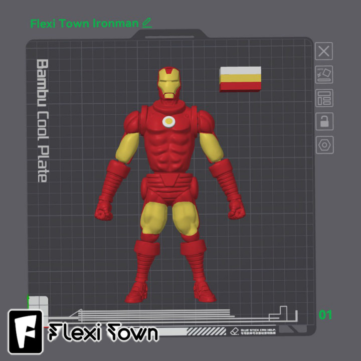 Flexi Print-in-Place Ironman image