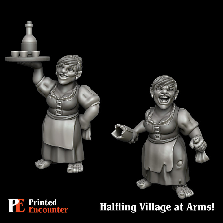 Halfling Barmaid