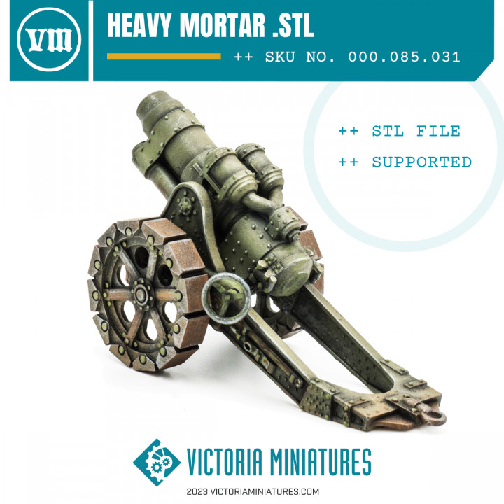 3D Printable Heavy Mortar by Victoria