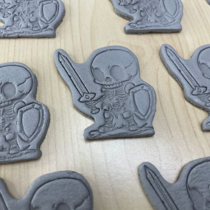Skeleton Miniature Stamp and Cutter image