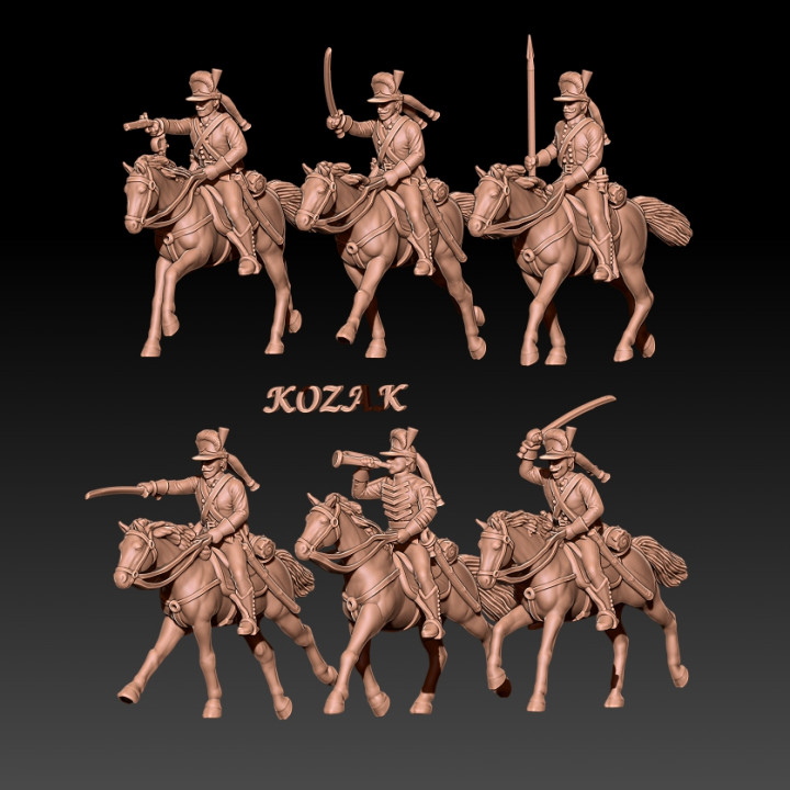 russian light cavalry 1790 set 1 image