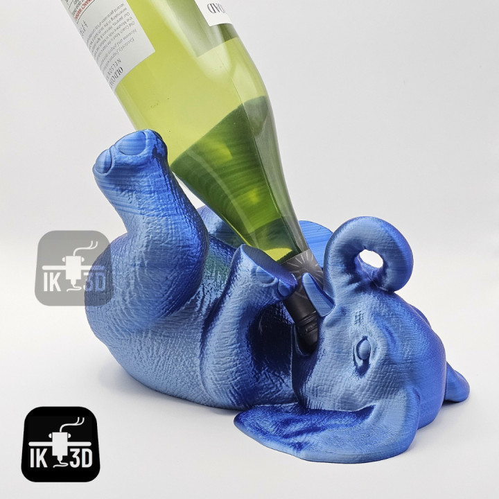 ELEPHANT BOTTLE HOLDER / 3MF INCLUDED / NO SUPPORTS