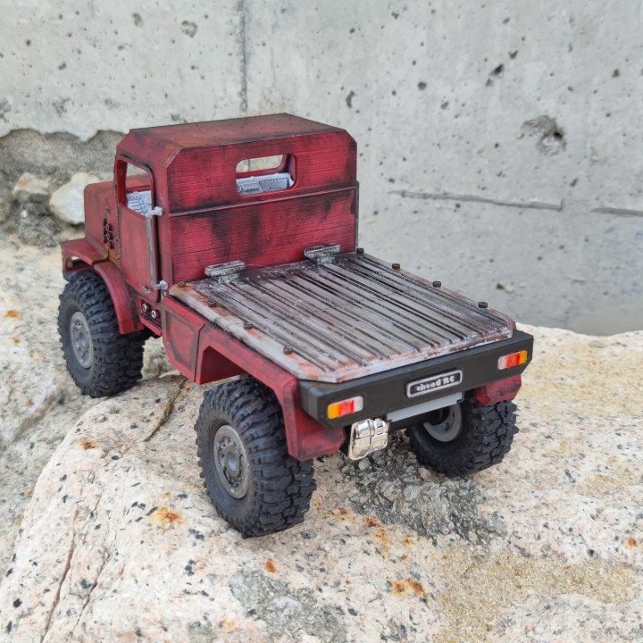 Crawler Mk23 Flatbed - 1/18 TRX4M RC body attachment image