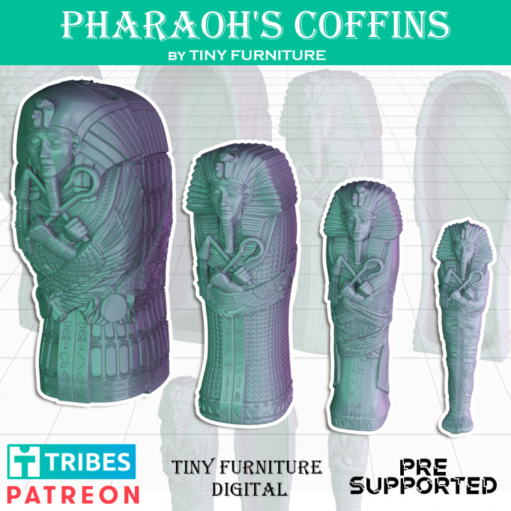 Pharaoh's coffins