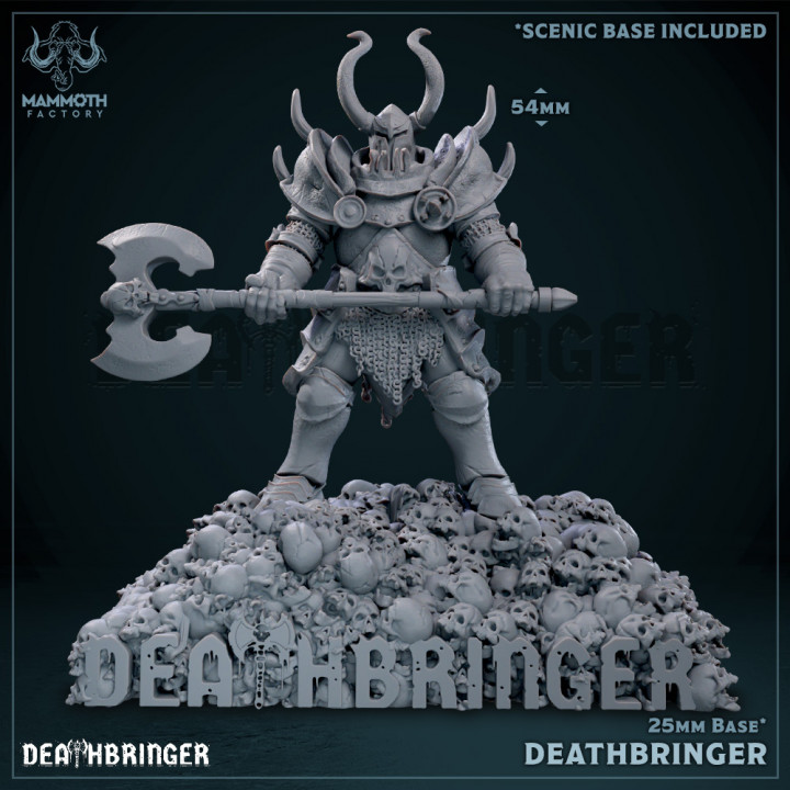 Deathbringer on Skull Display Base