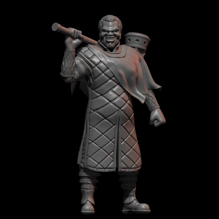 3D Printable Mercenaries & Outlaws - Complete Set - 32mm by Miklós Patyi