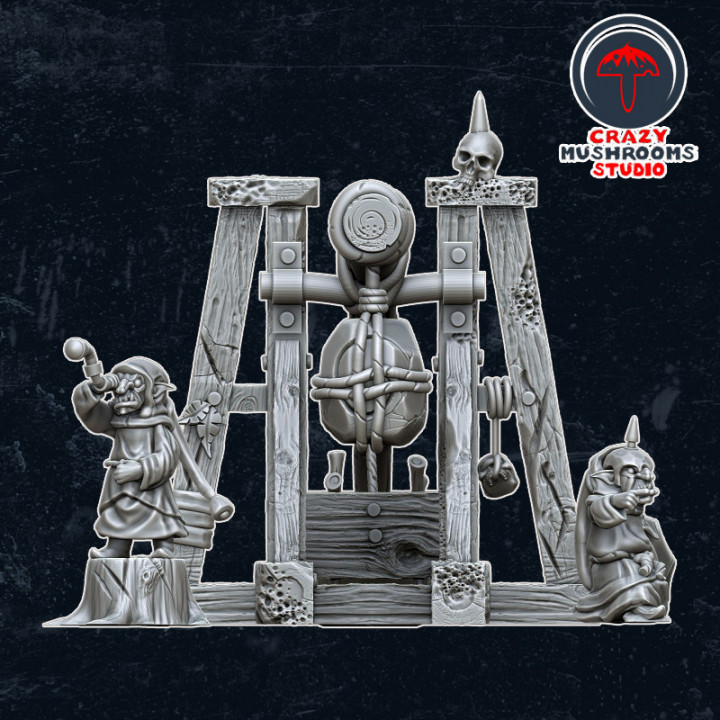 3D Printable goblins catapult by agostini