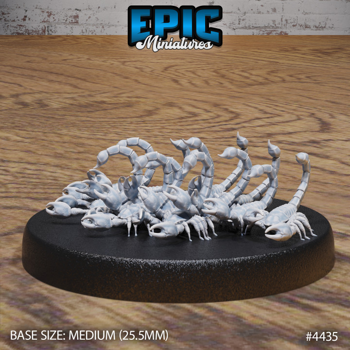 Scorpion Swarm Big / Arachnid Beast / Evil Poison Creature / Wild Southern Army / Grasping Pincers Monster / Desert Encounter