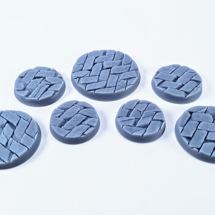 33-Piece Base Set with Magnet Slots : Worn Interlocking Stone image