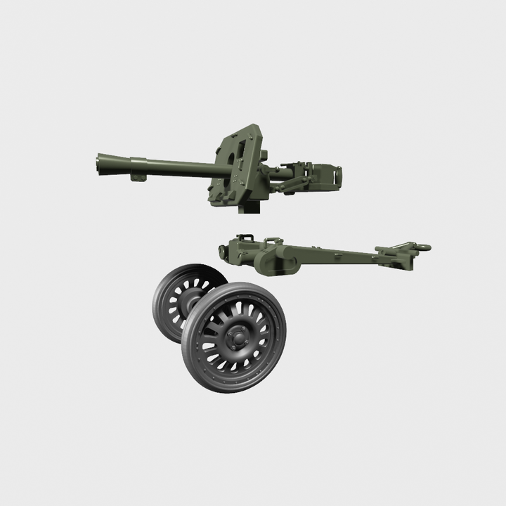 3D Printable 8.8cm Raketenwerfer 43 Puppchen (Germany, WW2) by