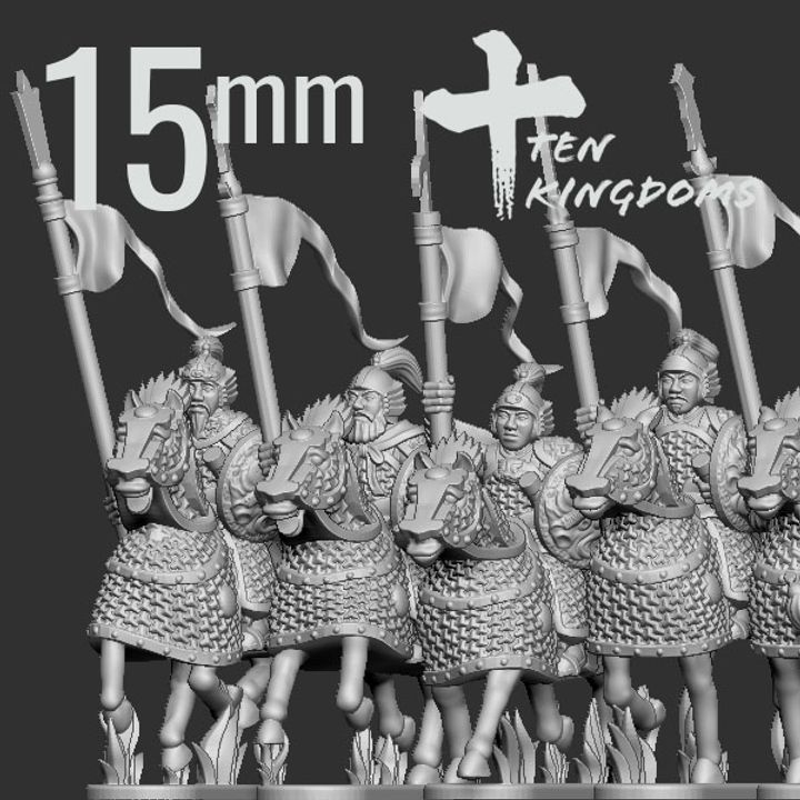 15mm Song Dynasty Armoured Spear Armoured Horse