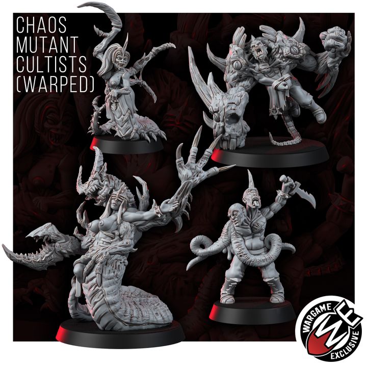 CHAOS MUTANT CULTISTS WARPED