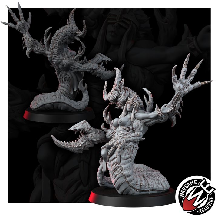 3D Printable CHAOS MUTANT CULTISTS WARPED by Wargame Exclusive