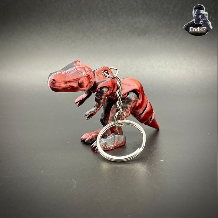 Tiny T-Rex Keychain