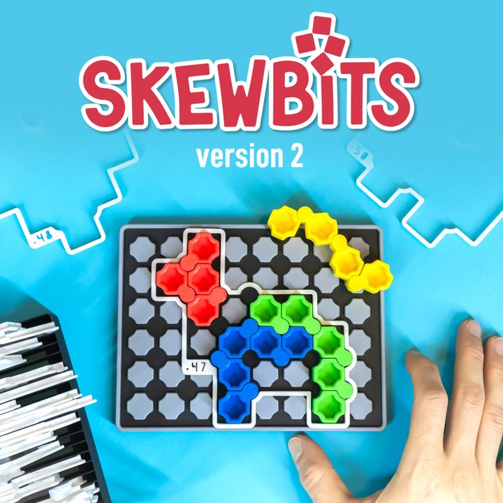 SKEWBITS v2.0 Puzzle Game // Full Set w. Problems 001-050 image