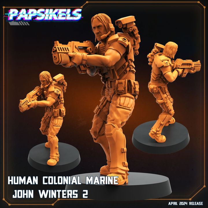 HUMAN COLONIAL MARINE JOHN WINTERS 2