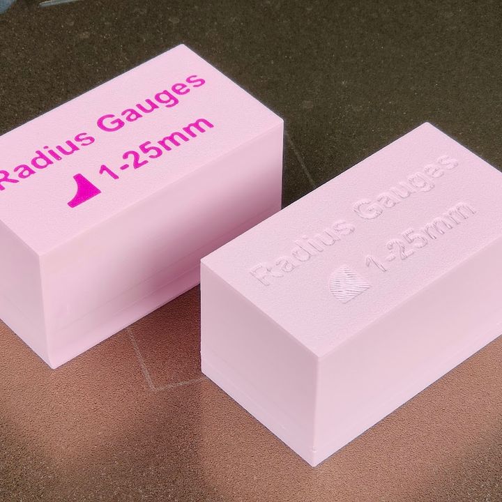 3D Printable Radius Gauges Snap fit by Ilya Mazlov