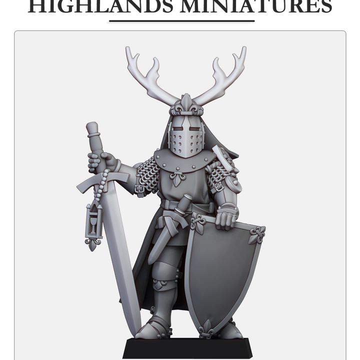 Dismounted Gallia Duke 1 - Highlands Miniatures's Cover